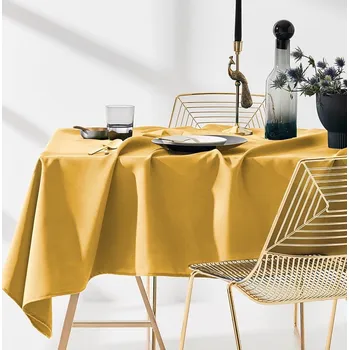 ubrus Jednobarevný ubrus hořčicové barvy 130 x 180 cm