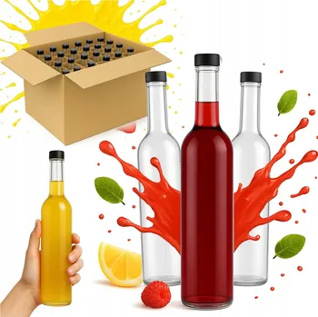 Termoska 20x Lahve FUTURA GPI 500ml se šroubovacím uzávěrem + KARTONOVÁ PŘEPÁŽKA na alkohol 0,5l