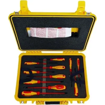 Sada nářadí Peli kufr vybavený elektro nářadím pro HZS - profesionální, speciálně sestavený pro hasičské a záchranné sbory