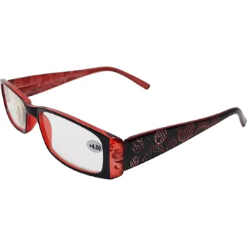Brýle na čtení Dioptrické brýle M2225/ +0,50 red flex