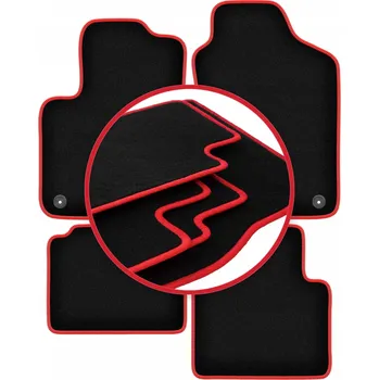 autokoberec Velurové autokoberce Wielganizator, sada 4 kusů