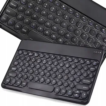 Klávesnice Klávesnice Round Thiny Bezdrátová Slim Bluetooth Ergonomická