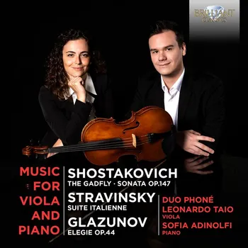 Zahraniční hudba Music for Viola and Piano by Shostakovich, Stravinksy, Glazunov (CD) (Duo Phoné, Leonardo Taio, Sofia Adinolfi)