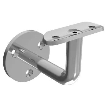 Zábradlí Hahn Steel Nerezový držák madla O42,4 mm pro montáž na zeď, AISI 316 - lesk