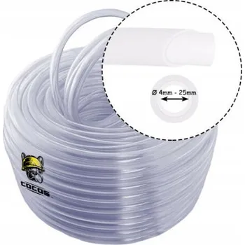 Zahradní hadice Technická hadice PVC, igelitová trubička, 4 mm, 1 m