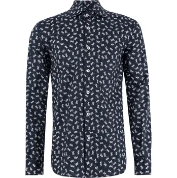 Pánská košile BILLIONAIRE Logo Black košile 5XL Černá