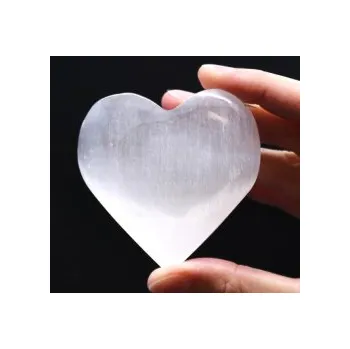 Svícen Selenit srdce 70 mm