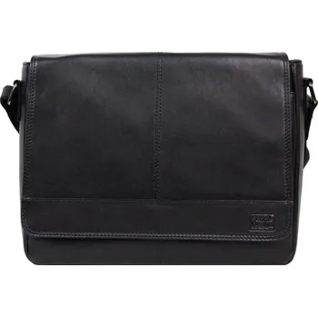 Sendi Design Kožená taška přes rameno ORION černá