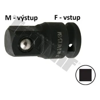 Gola hlavice Redukce kovaná - vstup 1/4" - výstup 3/8"