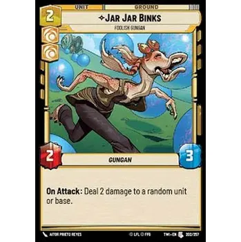 Sběratelská karetní hra Jar Jar Binks 202/257 - Twilight of the Republic Typ karty: Standard