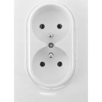 Elektrická zásuvka Elektrická Zásuvka nástěnná DPM bílá