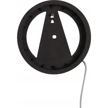 Hodiny Nástěnné hodiny černé 1 cm