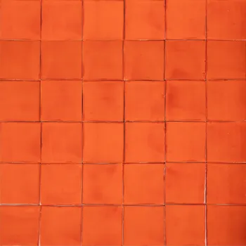 Dlažba Čtvercová dlaždice Cerames 10,5 x 10,5 cm, oranžové odstíny