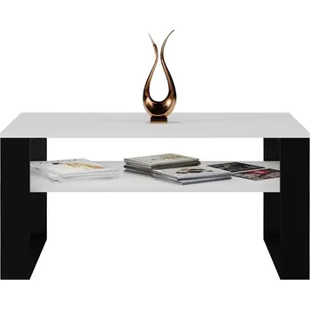 Konferenční stolek Konferenční stolek TopEshop obdélníkový 90 x 58 x 50 cm bílý