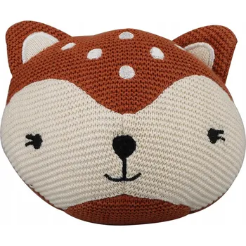 Hračka pro nejmenší Měkký, vlněný Míč s chrastítkem, Jelínek