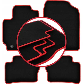 autokoberec Velurové autokoberce Wielganizator, sada 4 kusů