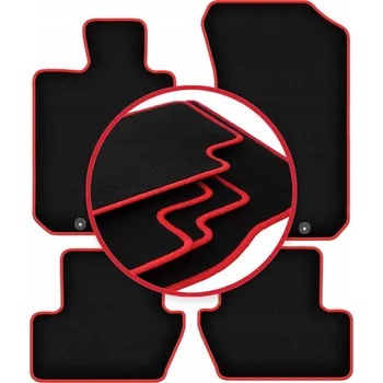 autokoberec Velurové autokoberce Wielganizator, sada 4 kusů