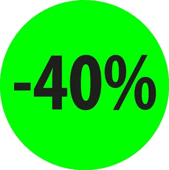 Speciální papír Štítky Samolepky 20mm (880ks) "Sleva -40%"