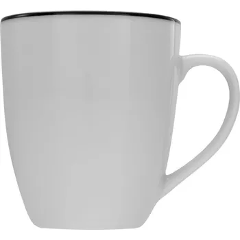 Hrnek Luna Black Line 300 ml, bílý