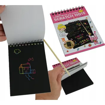 Obraz Škrabací obrázek Martom A6, 10 listů, dřevěné rydlo, 14,5 x 10 cm