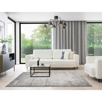 Detmer 86x86x32cm lustr 6 černý/zlatý