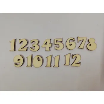 Dřevěná hračka Dřevěný výřez sada čísel č.3 vel.1