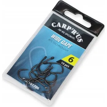 Rybářský háček Carp´R´Us Háčky Wide Gape - velikost: 2