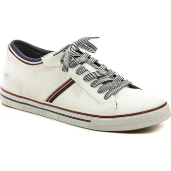 Pánské tenisky Mustang 4147-309-1 bílé pánské polobotky EU 40 + DÁREK