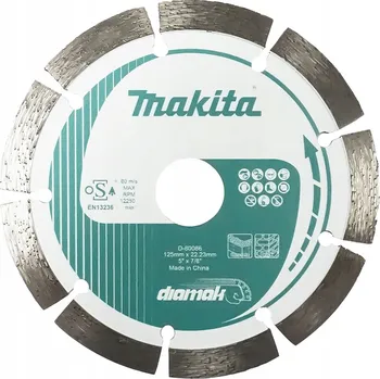 Řezný kotouč DIAMANTOVÝ KOTOUČ DIAMAK NA SUCHO 125 x 22,23 mm MAKITA D-80086