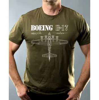 Pánské tričko Boeing B17 - Pánské tričko Basic - Nejoblíbenější - M