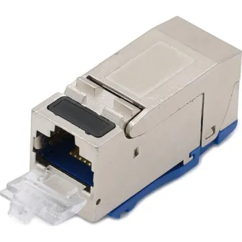 svorka XtendLan Keystone jack RJ45, zaklapávací, CAT6A, TT STP, instalace bez nástrojů