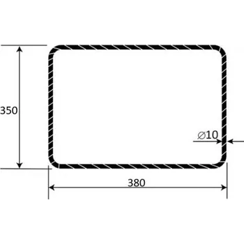 Pletivo ŽELEZO Třmínek do betonu 35x38 R10