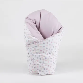 Zavinovačka Tulimese Péřová zavinovačka cukrová vata lila VELIKOST ZAVINOVAČKY: VELIKOST 80X80 CM, VARIANTY PROVEDENÍ: ZAPÍNÁNÍ NA KNOFLÍKY