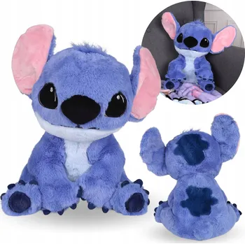 plyšák Stitch velký plyšák, modrý plyšový mazlíček přítulníček, medvídek pro děti 30 cm