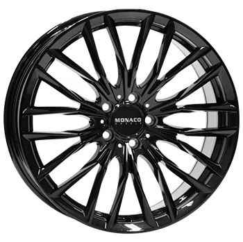 Disk Alu kola MONACO WHEELS GP2, 20x8.5 5x112 ET45, černá lesklá