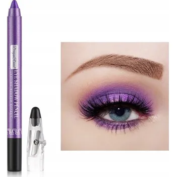 Oční stíny Oční stíny v tužce, perleťová fialová oční linka #10