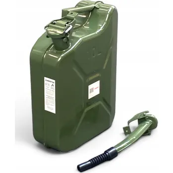 Kanystr Kovový kanystr 10 l na benzín HICO