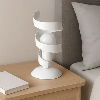 Lampička ONLI - Stolní lampa ZOE 1xE14/6W/230V 22 cm bílá