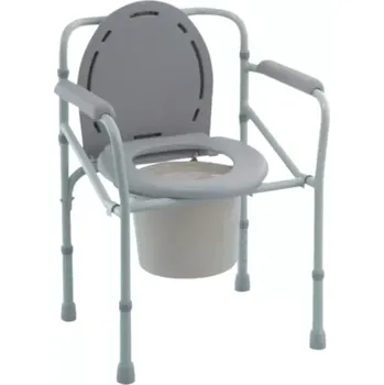 Lékařský nábytek Reha Fund Toaletní židle se skládacím rámem Bruno RF-801 Toaletní židle Zdravotnický prostředek. Čtěte pozorně příbalový leták/návod k použití. O vhodném užití se poraďte se svým lékařem
