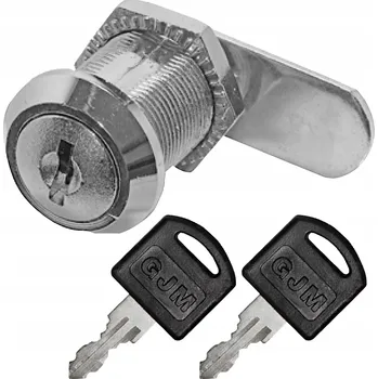 Nábytkové kování Zámek do poštovní schránky, skříňky GJM 9308-B 16 mm s plochým jazýčkem