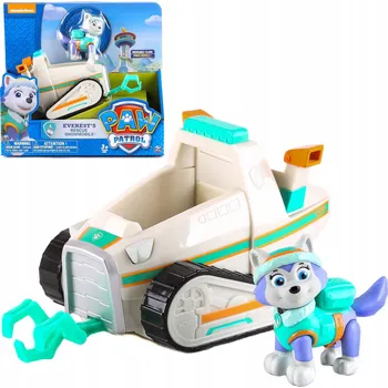 Figurka SPIN MASTER Tlapková patrola FIGURKA EVEREST + VOZIDLO SNĚŽNÝ SKÚTR Tlapková patrola