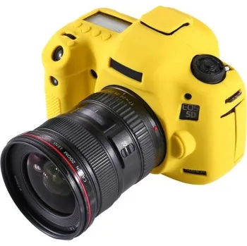 Ochrana fotoaparátu a videokamery PULUZ silikonové pouzdro pro Canon EOS 5D Mark III / 5D3 (žlutá)