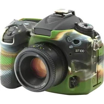 Ochrana fotoaparátu a videokamery PULUZ silikonové pouzdro pro Nikon D7200/D7100 (kamufláž)