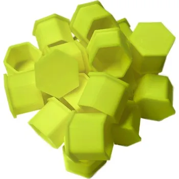 Tetovací barva KALÍŠKY NA TETOVACÍ BARVU 13MM 20KS BIOLOGICKY ROZLOŽITELNÉ REFLEXNÍ ŽLUTÁ