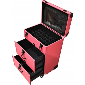 Kufřík, Velký organizér na laky a lampu, kufr na kolečkách