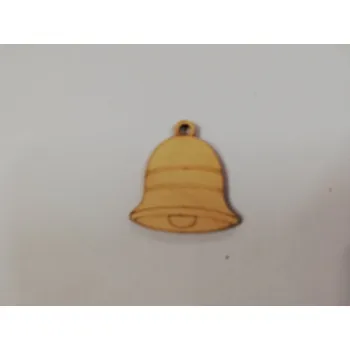 Vánoční dekorace Dřevěný výřez zvoneček č.1