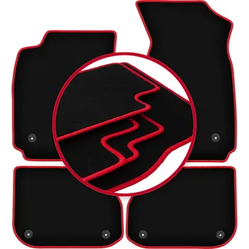autokoberec Velurové autokoberce Wielganizator, sada 4 kusů