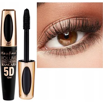 Řasenka 5D Řasenka na řasy Maskara s hedvábím Černá J1