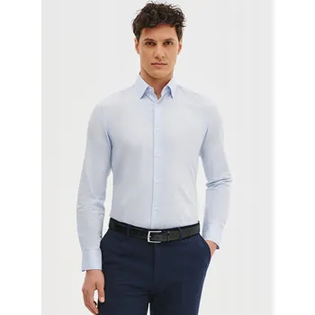 Pánská košile Pako lorente pánská košile slim s dlouhým rukávem bavlna velikost XL