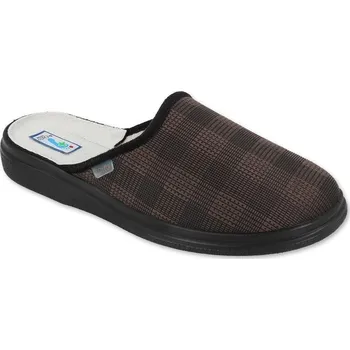 Pánské pantofle Pantofle bačkory papuče pánské Befado Dr. Orto 132M017 hnědé káro velikost: 46